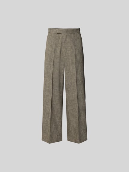 wide fit stoffen broek van viscosemix Shop The Look MANNEQUINE
