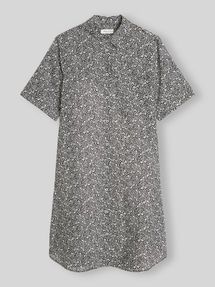 Marc O'Polo Loose Fit Freizeitkleid aus reiner Baumwolle Marine 2