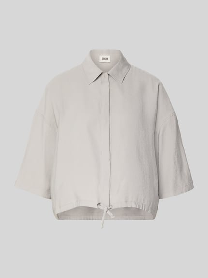 Boxy Fit Bluse aus Modal-Mix Modell 'LAINAY' Shop The Look MANNEQUINE
