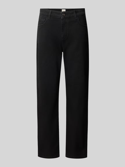 Brax Regular Fit Hose mit Label-Patch Modell 'Madison S' Black 2