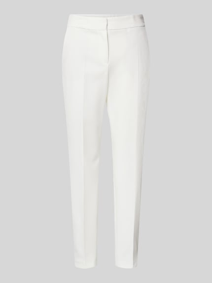 Regular Fit Schmale Hose mit Bügelfalten Shop The Look MANNEQUINE