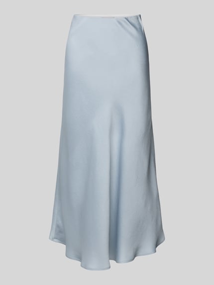 DRYKORN Midirok van satijn met elastische band, model 'URA' Lichtblauw - 2