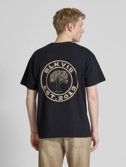 BLKVIS T-Shirt mit Logo-Print Modell 'SOURCE' Black 5