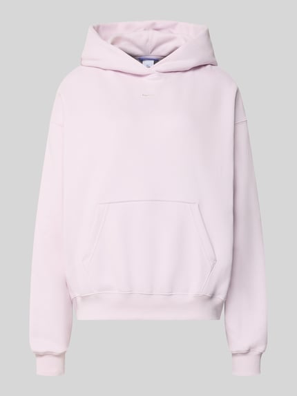 Nike Oversized Hoodie aus Baumwoll-Mix Hellrosa 2