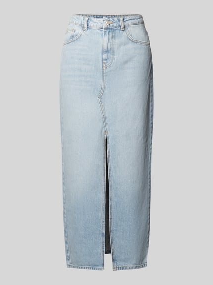 Liu Jo White Jeansrock im 5-Pocket-Design Modell 'GONNA LUNGA' Hellblau 2