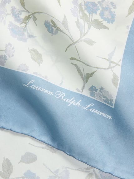 Lauren Ralph Lauren Sjaal van pure zijde Blauw - 2