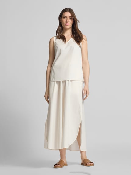 Christian Berg Woman Maxirok met elastische band Offwhite - 1
