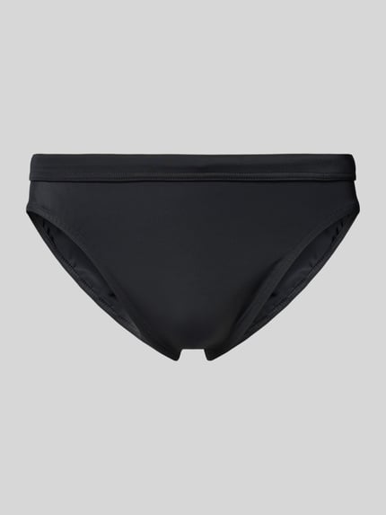 HOM Zwembroek met labelpatch, model 'SEA LIFE' Zwart - 1