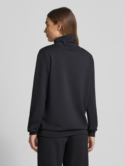 Soyaconcept Bluza ze stójką i tunelem model ‘BANU’ Czarny 5