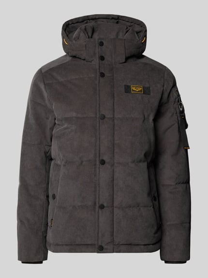 PME Legend Regular Fit Jacke mit Label-Patch Modell 'GOBBLER' Graphit 1
