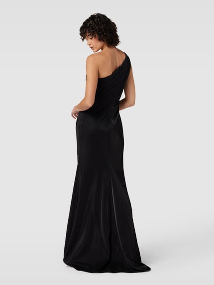 LUXUAR FASHION Abendkleid mit One-Shoulder-Träger Black 5