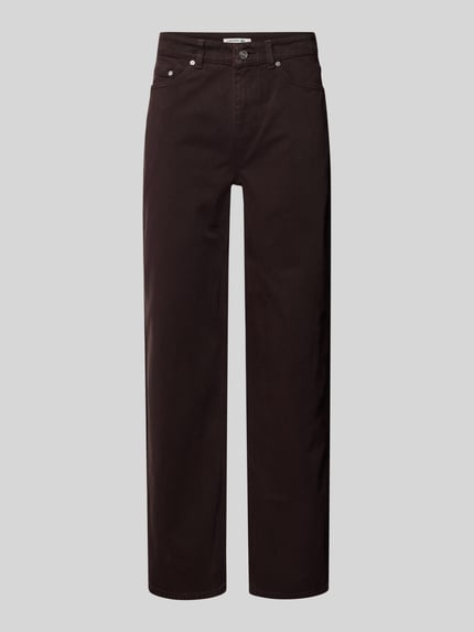 Straight Leg Jeans aus reiner Baumwolle Shop The Look MANNEQUINE