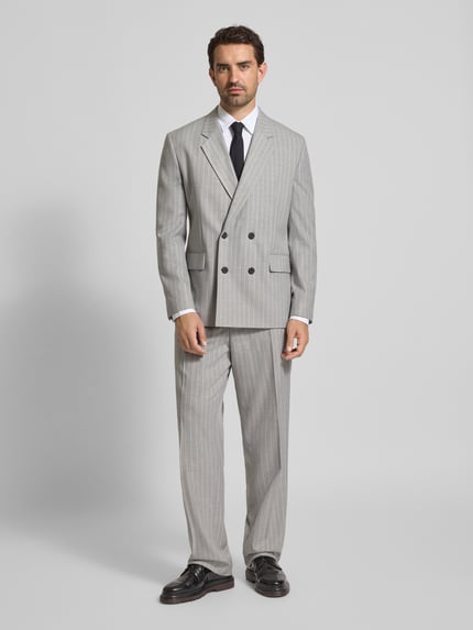 HUGO Regular fit colbert met viscose, model 'KARLO253F1X' Lichtgrijs - 1