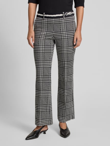 CAMBIO Korte broek met elastische band, model 'FRANCOISE' Zwart - 4