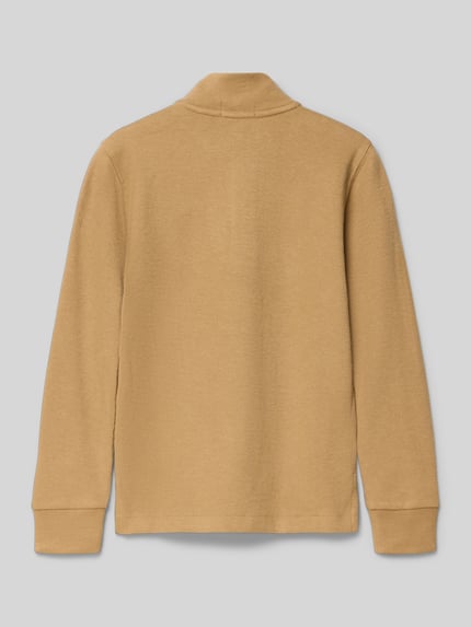Polo Ralph Lauren Kids Strickpullover mit gerippten Ärmelabschlüssen Camel 3