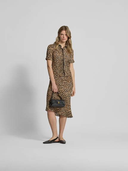 Nanushka Midirok met elastische band Lichtbruin - 1