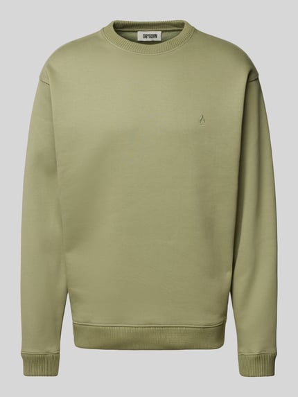 DRYKORN Sweatshirt mit Motiv-Stitching Modell 'KARIO' Gruen 2