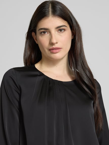 Christian Berg Woman Selection Midi-jurk met plooien Zwart - 3