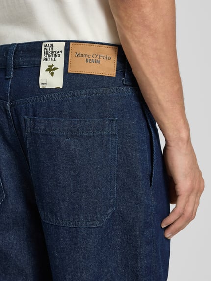 Marc O'Polo DENIM Relaxed fit jeans van katoenmix, model 'ISAK' Donkerblauw - 3