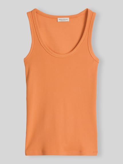 Marc O'Polo Top o kroju regular fit z mieszanki bawełny Pomarańczowy 2