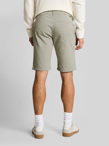 Tom Tailor Slim Fit Chinoshorts aus reiner Baumwolle Mittelgrau 5