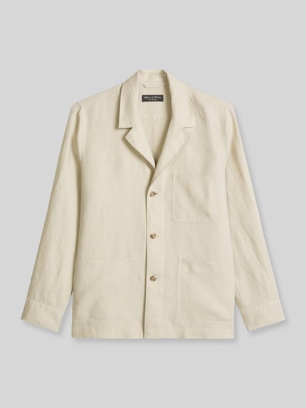 Marc O'Polo Regular fit colbert van puur linnen Offwhite - 2