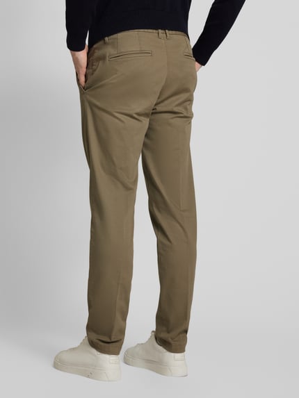 CINQUE Slim Fit Chino mit französischen Eingrifftaschen Oliv 5
