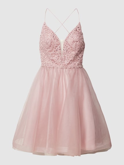 Laona Cocktailkleid mit Ziersteinbesatz Rose 2