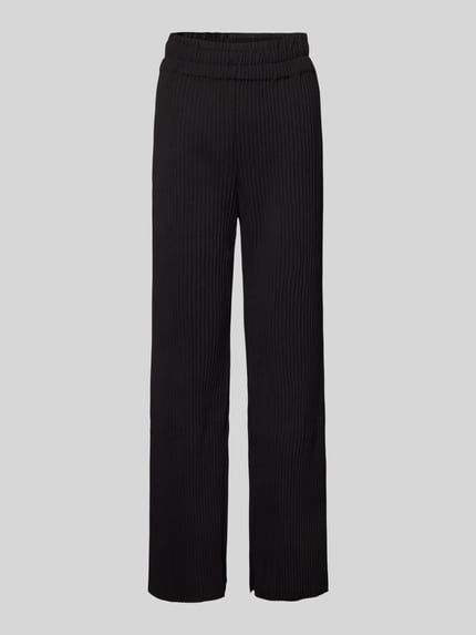 YAS Stoffhose mit elastischem Bund Modell 'ALISA' Black 2