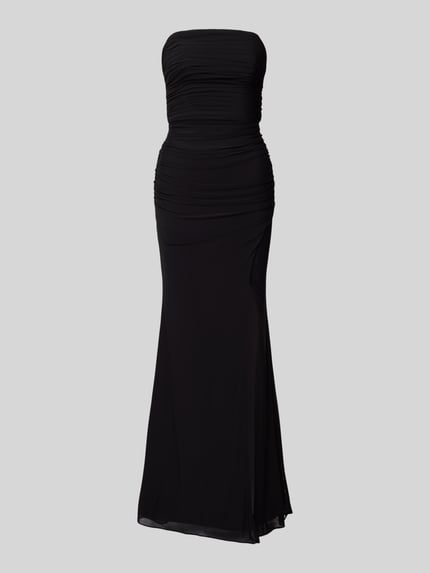 LUXUAR FASHION Abendkleid mit Schnürung auf der Rückseite Black 2