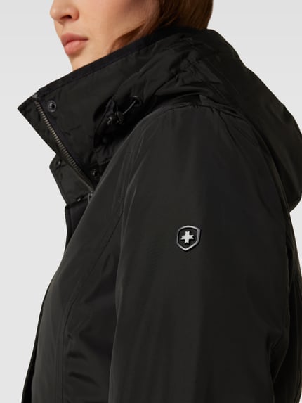 Wellensteyn Shaped Fit Parka mit Label-Applikation Modell 'ARUBA' Black 3