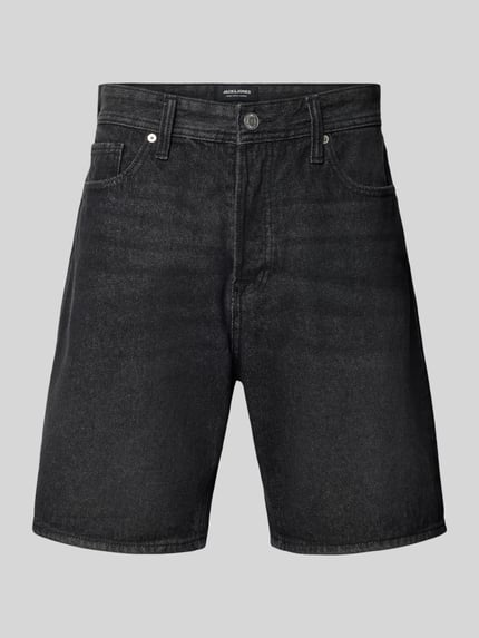 JACK & JONES Loose Fit Jeansshorts mit Eingrifftaschen Modell 'TONY' Black 2