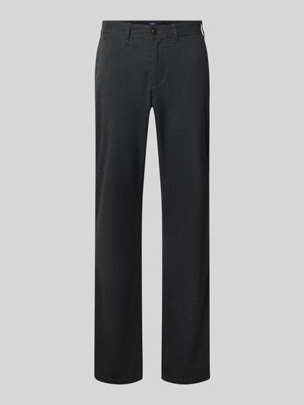 MCNEAL Straight leg broek met achterzakken Donkergrijs - 2