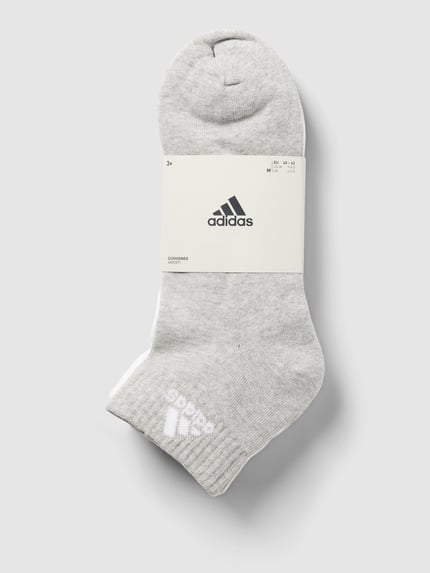 adidas Sportswear Sneakersocken mit Label-Print im 3er-Pack Mittelgrau Melange 3