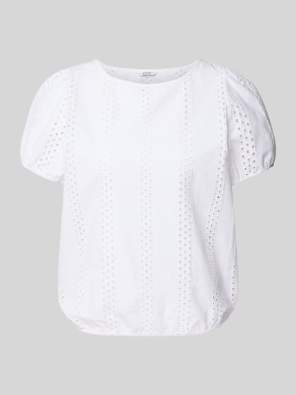 Mustang T-shirt met ronde hals, model 'Assaria' Wit - 2