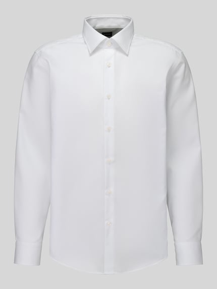 BOSS Regular Fit Businesshemd aus reiner Baumwolle Modell 'H-Joe-K-C1' Weiss 2