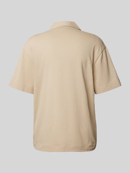 Emporio Armani Freizeithemd mit Label-Stitching Taupe 5