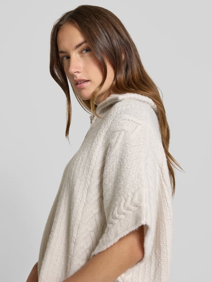 monari Loose Fit Strickjacke mit Woll-Anteil Beige 3