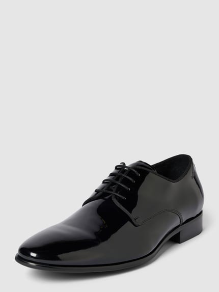 DIGEL Derby-Schuhe aus Leder mit Schnürung Modell 'SILVANO' Black 1