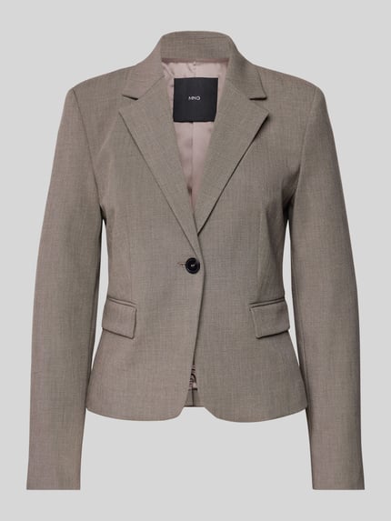 MANGO Blazer mit Reverskragen Modell 'HELENA' Mittelbraun 2