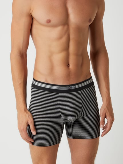 Jockey Trunks mit Label-Patch im 3er-Pack Rot 3