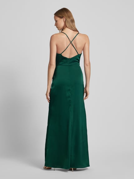 Laona Abendkleid mit Wasserfall-Ausschnitt Gruen 5