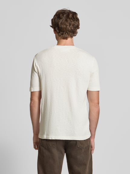 Marc O'Polo DENIM Regular fit T-shirt van puur katoen Offwhite - 5