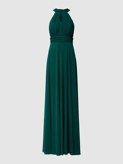 TROYDEN COLLECTION Abendkleid in Maxilänge mit Taillenpasse Smaragd 2