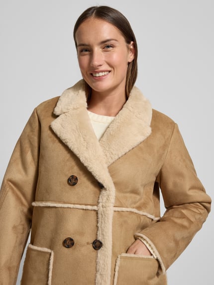 FREE/QUENT Jack in leerlook, model 'LAMSE' Camel - 3
