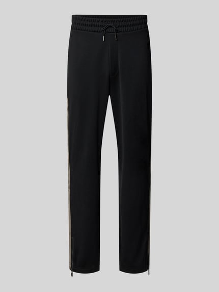 HUGO Regular Fit Jogpants mit Baumwoll-Anteil Modell 'DOLOS' Black 2