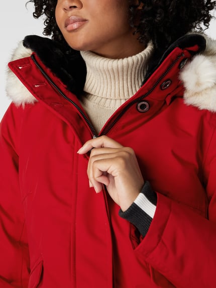 Wellensteyn Regular Fit Funktionsjacke mit Kunstfellbesatz Modell 'ENTERPRISE' Rot 6