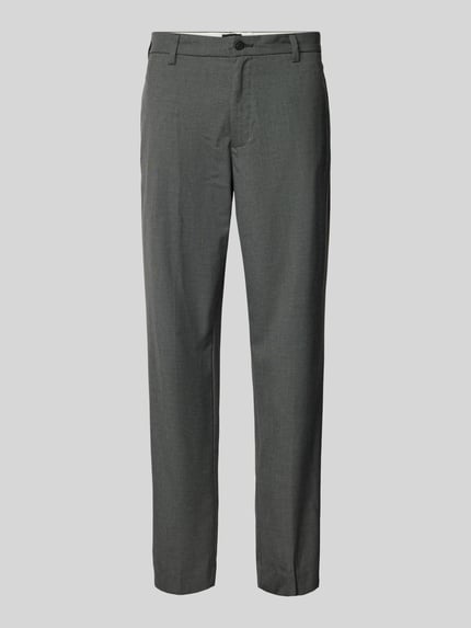 JACK & JONES Loose Fit Chinohose mit Bundfalten Modell 'KARL BANKS' Dunkelgrau 2