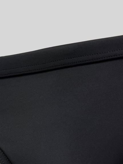 HOM Zwembroek met labelpatch, model 'SEA LIFE' Zwart - 2