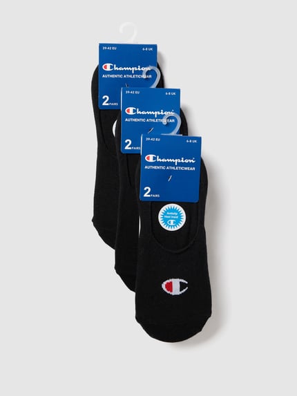 Champion Sokkenvoetjes in 6-pack Zwart - 3